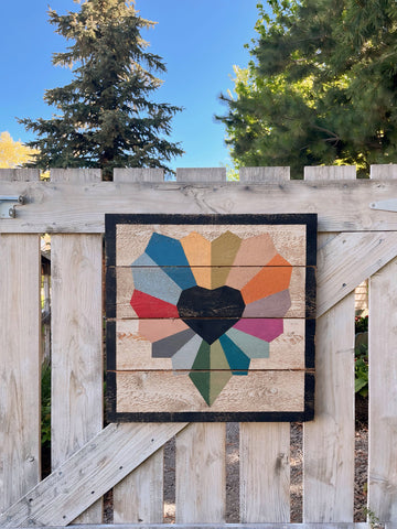Colors of Love Barn Quilt Kit