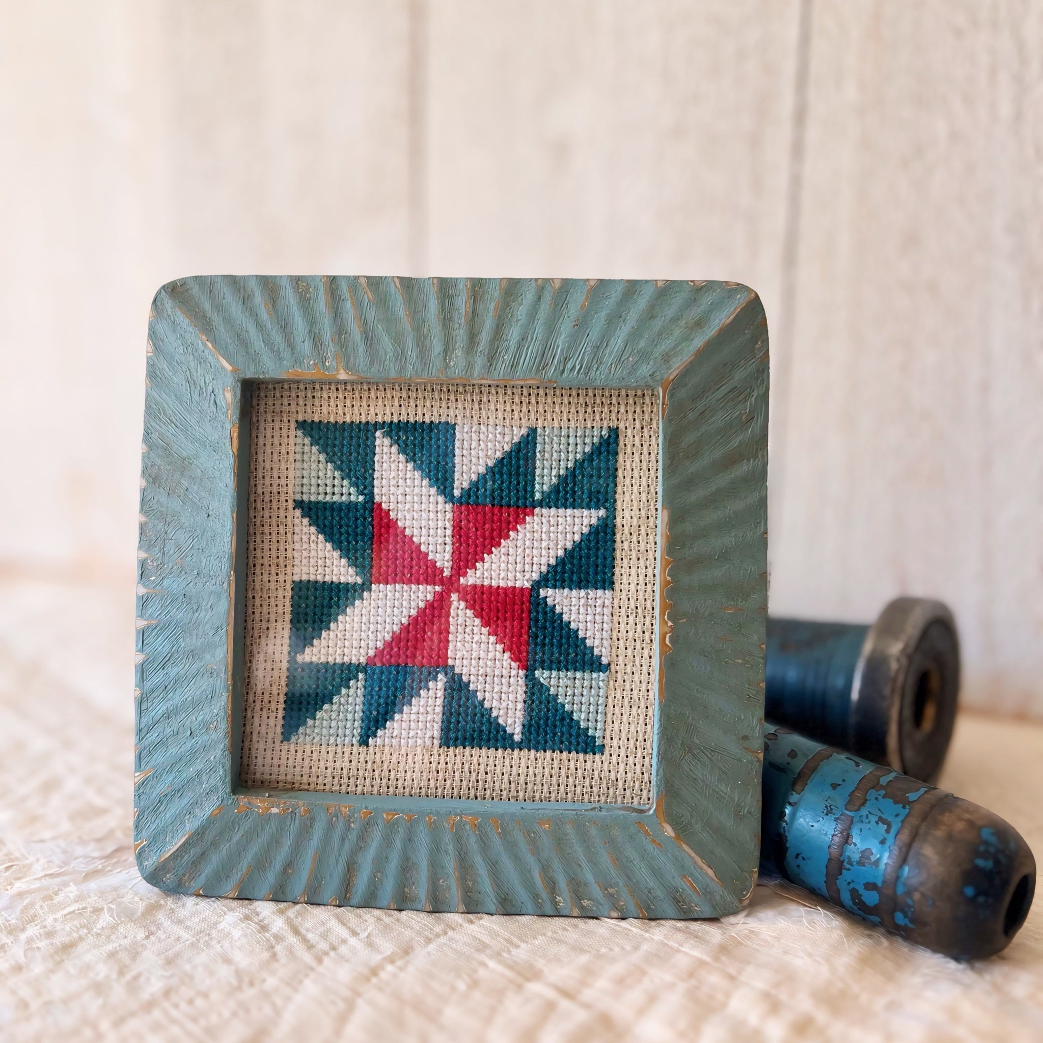 Star Spangled Cross-Stitch Embroidery Kit