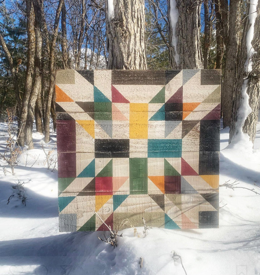 High quality Winter Barn Quilt