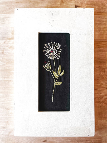 Belle Prairie Botanical Embroidery - Queen Anne's Lace Kit