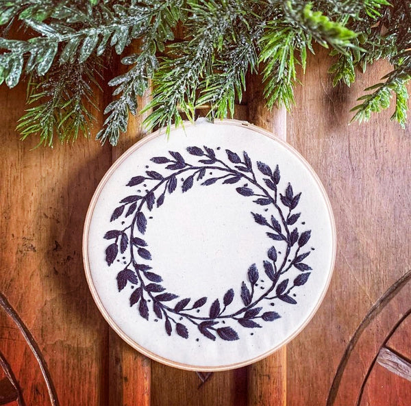Twig & Berry Embroidery Pattern