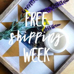 Free Shipping Week is Here!