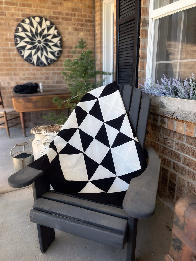 The Corn and Beans Star Quilt