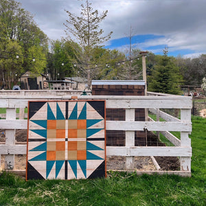 "Turkey Tail": A Symbol of Abundance and Resilience in Barn Quilt Design
