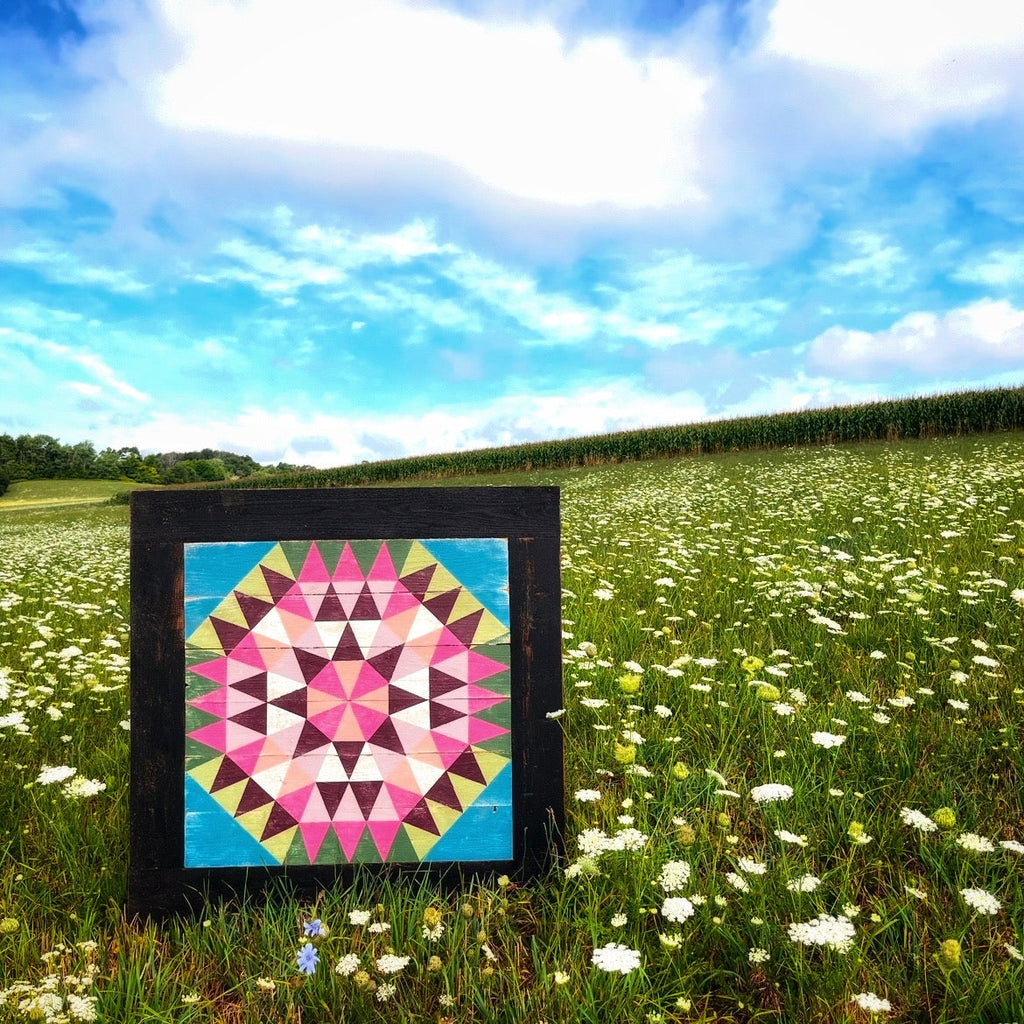 The Thistle Place Barn Quilt – A Family Story Painted in Purple
