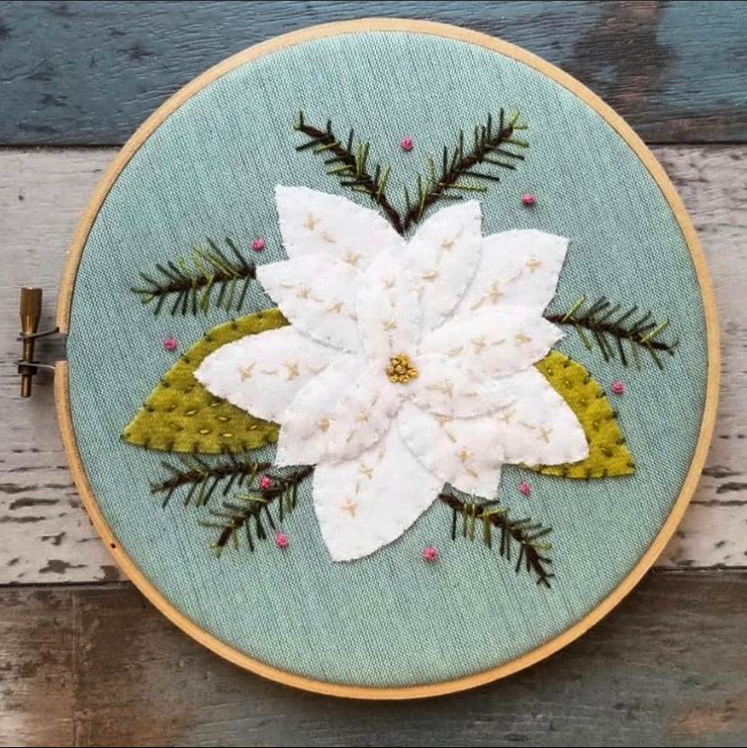 Winter Bloom Embroidery Kit