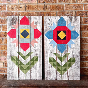 Prairie Petals Barn Quilts