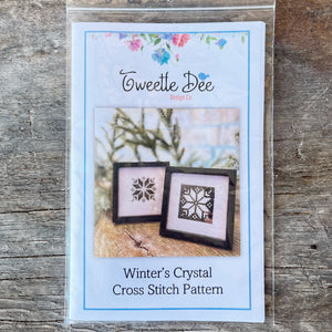 Winter’s Crystal Cross Stitch Pattern