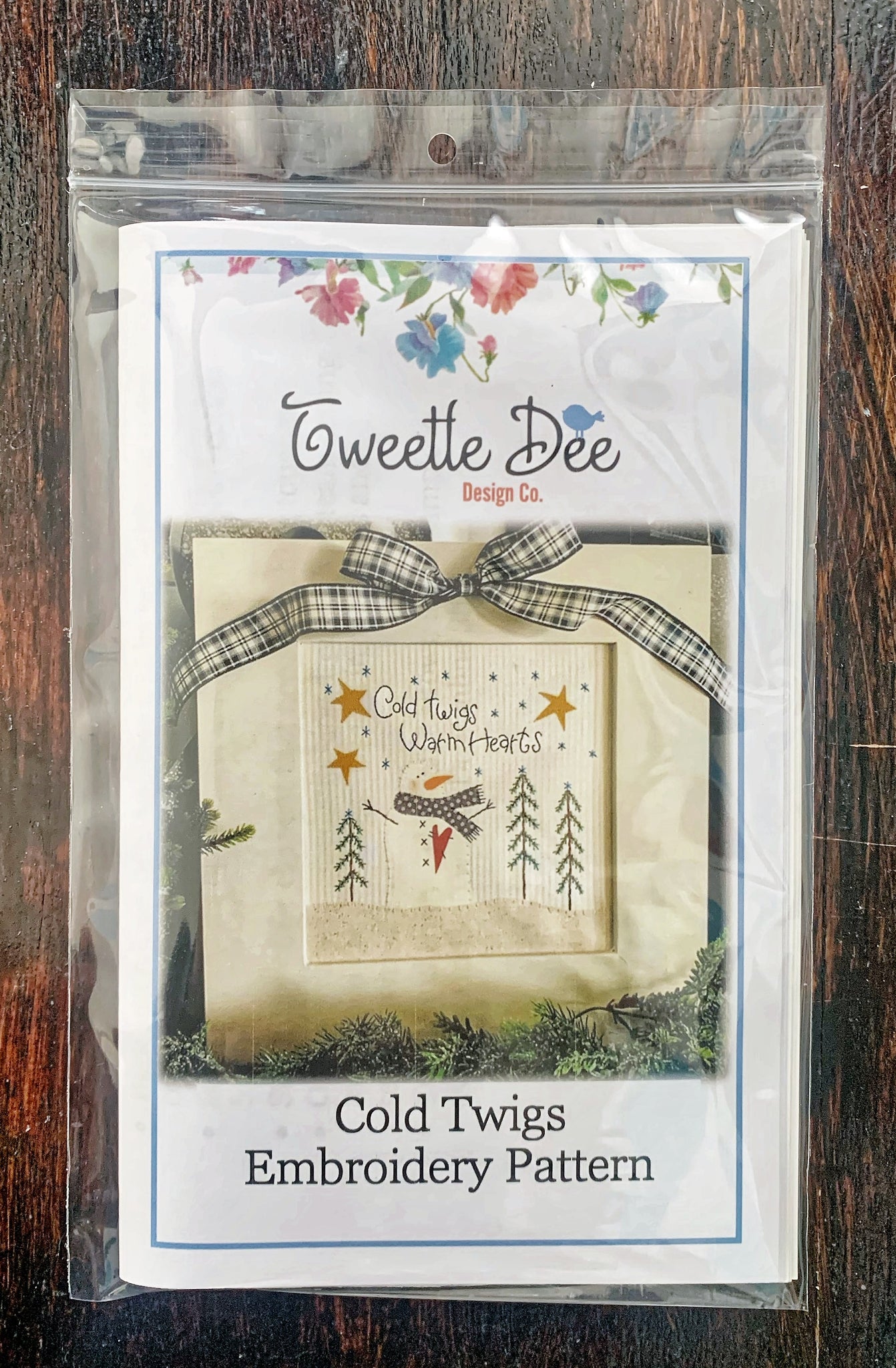 Cold Twigs Embroidery Pattern