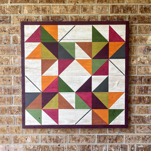 Falling Leaves Barn Quilt