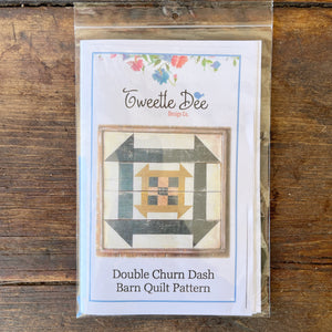 Double Churn Dash Barn Quilt Pattern