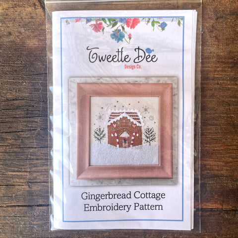 Gingerbread Cottage Embroidery Pattern