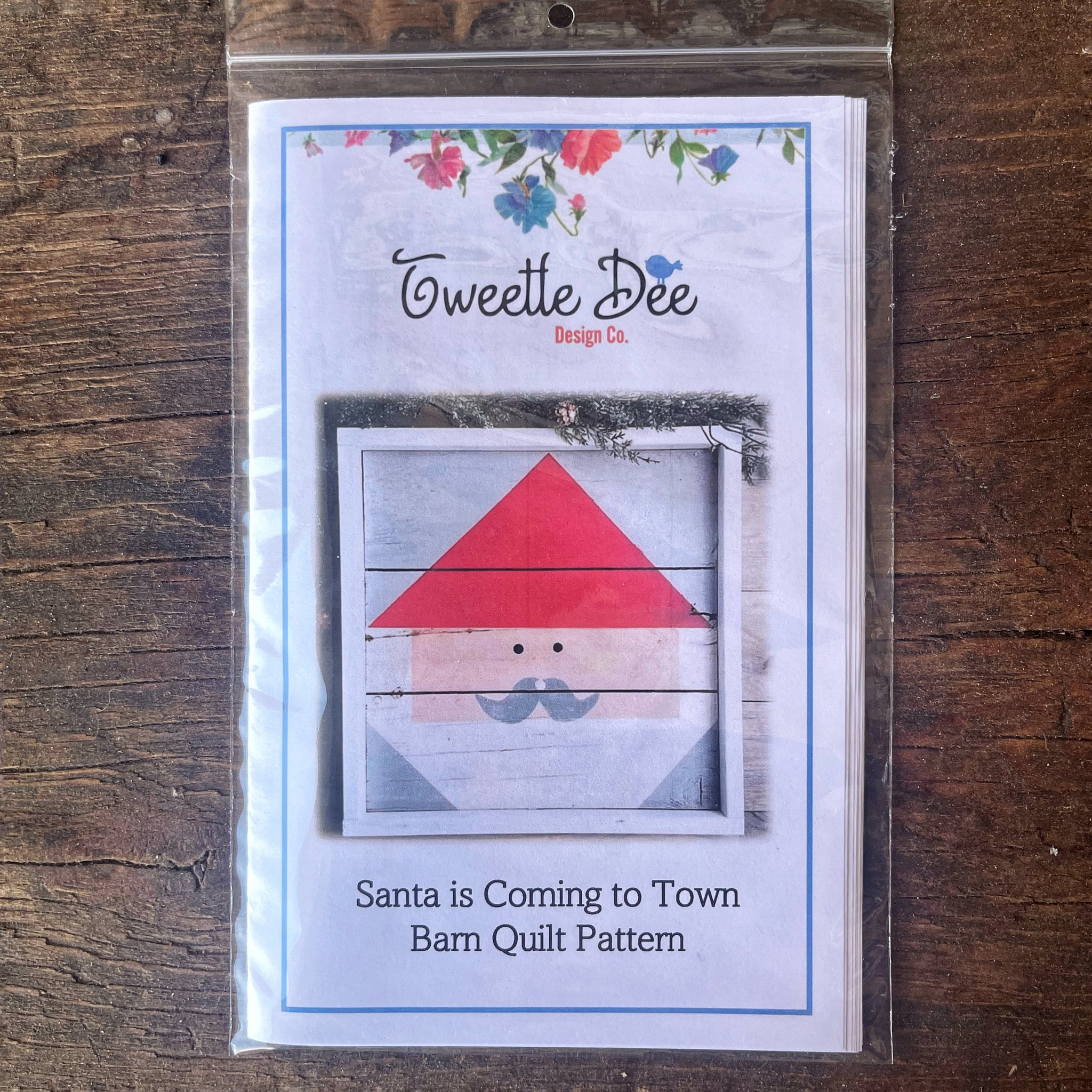 Santa is Coming to Town Barn Quilt Pattern