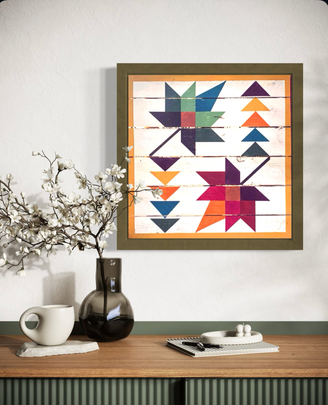 Appalachian Leaves Barn Quilt