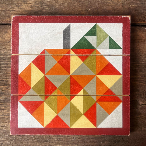 Little Pieces Pumpkin Barn Quilt Kit