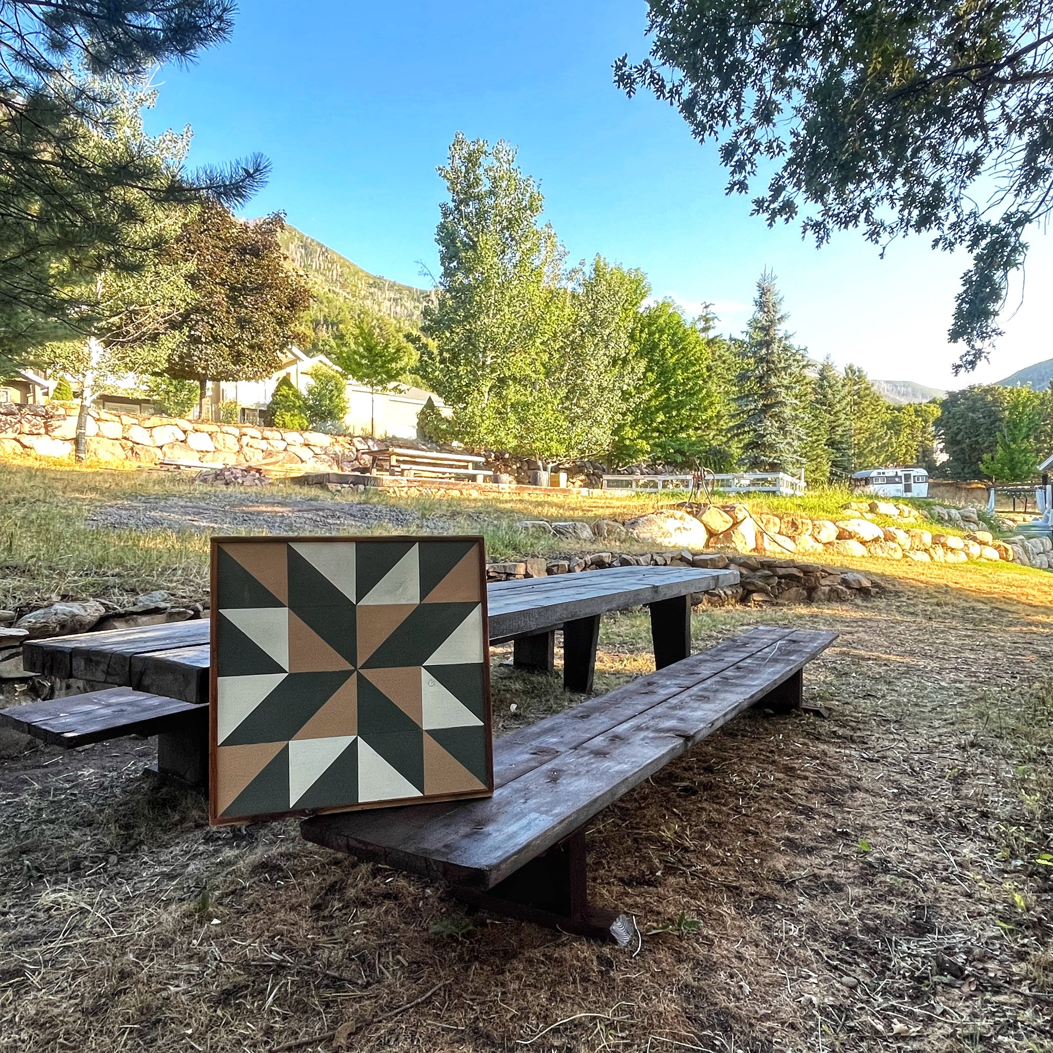 Greenhouse Star Barn Quilt