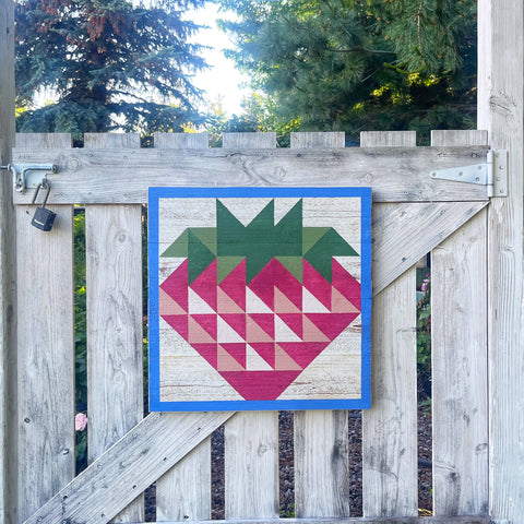 Strawberry Fields Barn Quilt