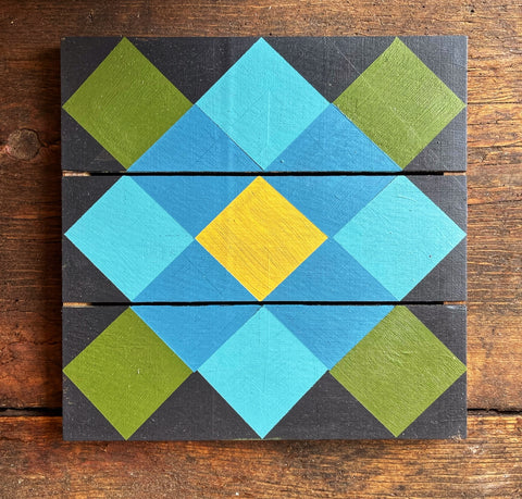 Wilde Bloem Cornflower Barn Quilt Kit