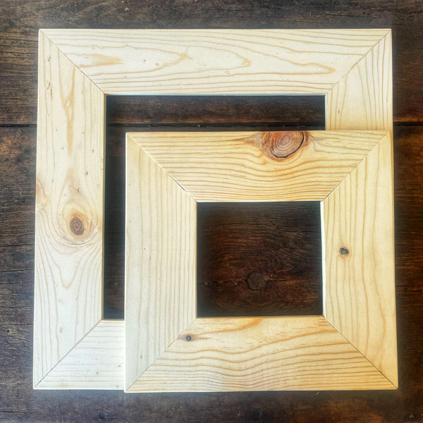 Square Unfinished Frames