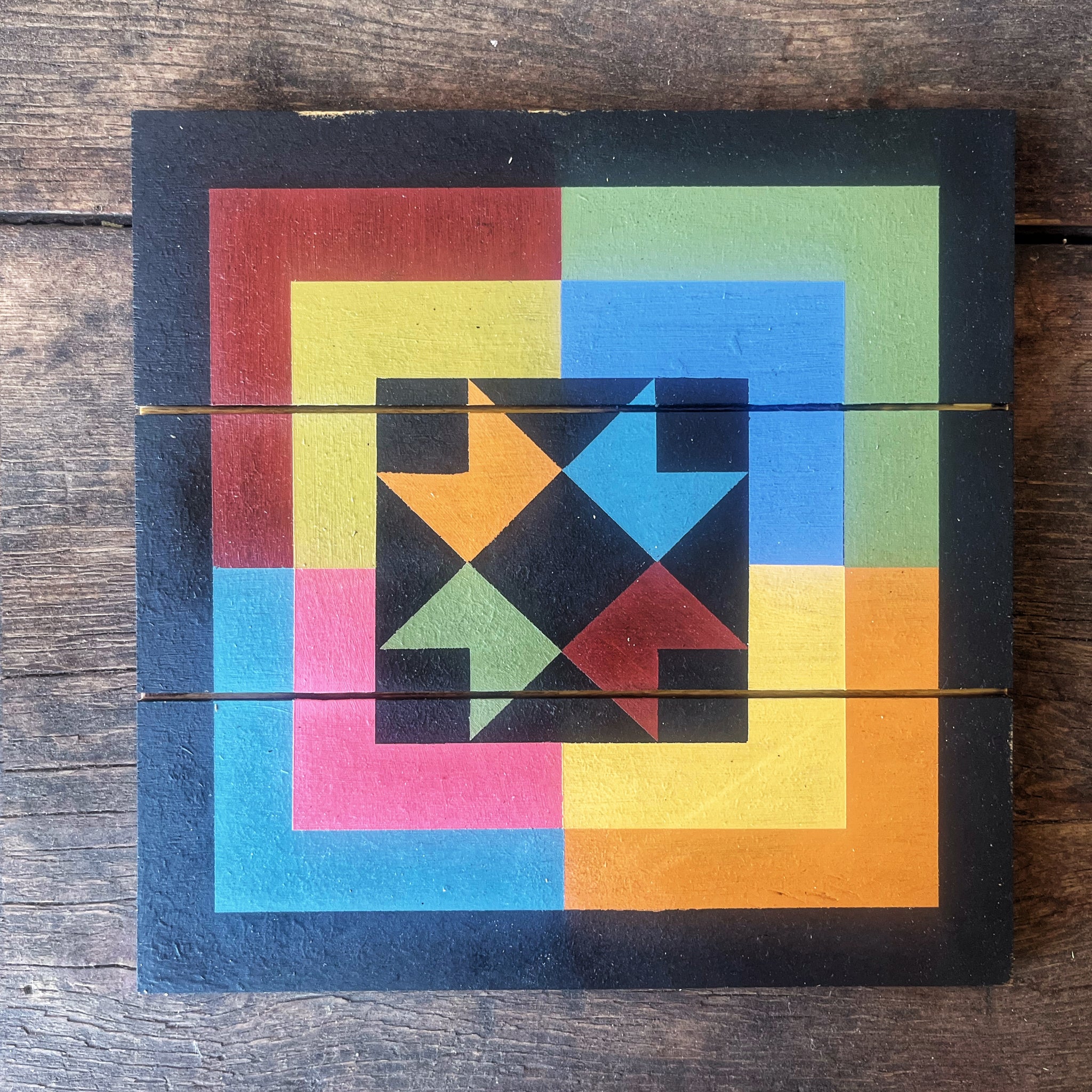 Log Cabin Star Barn Quilt Kit