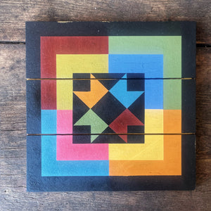 Log Cabin Star Barn Quilt Kit