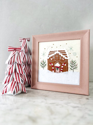 Gingerbread Cottage Embroidery Kit