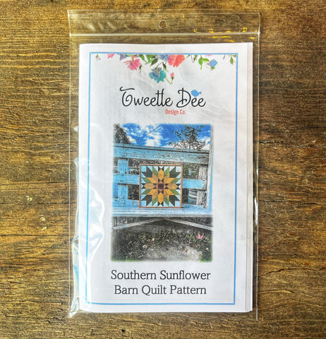 Southern Sunflower Barn Quilt Pattern