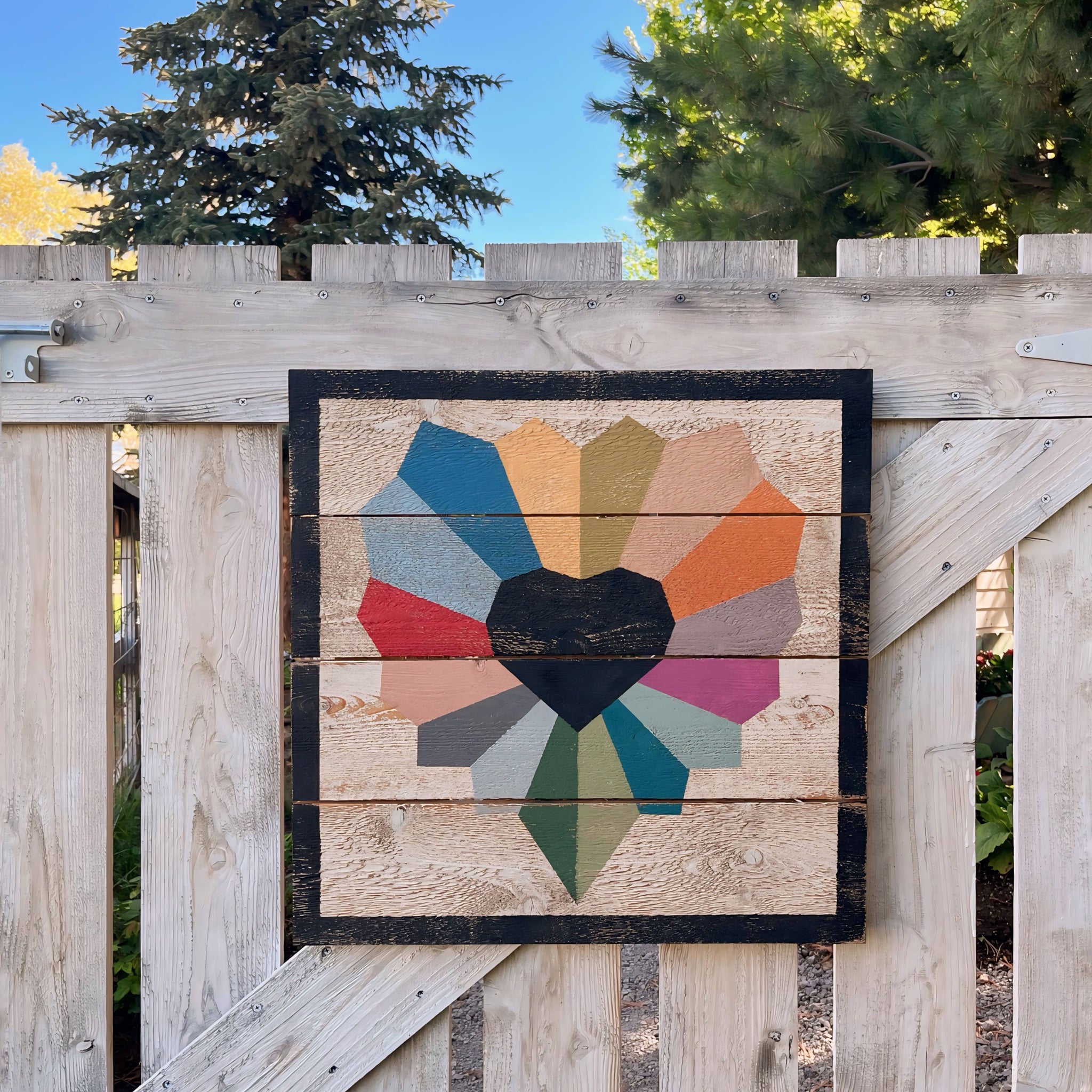 Colors of Love Barn Quilt