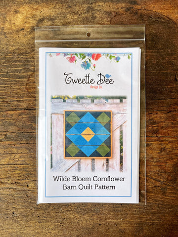 Wilde Bloem Cornflower Barn Quilt Pattern