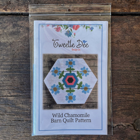 Belle Prairie Wild Chamomile Barn Quilt Pattern