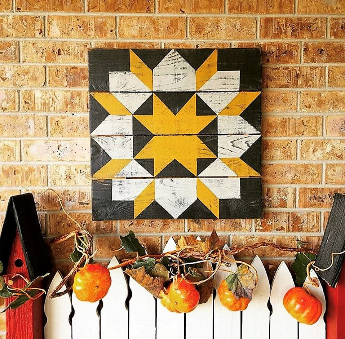 Swoony Fall Star Barn Quilt Kit – Tweetle Dee Design Co.