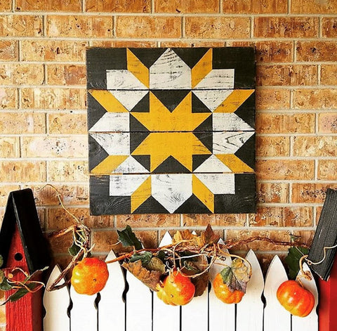 Swoony Fall Star Barn Quilt Kit