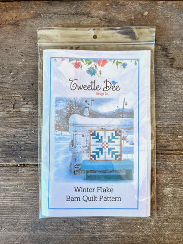 Winter Flake Barn Quilt Pattern