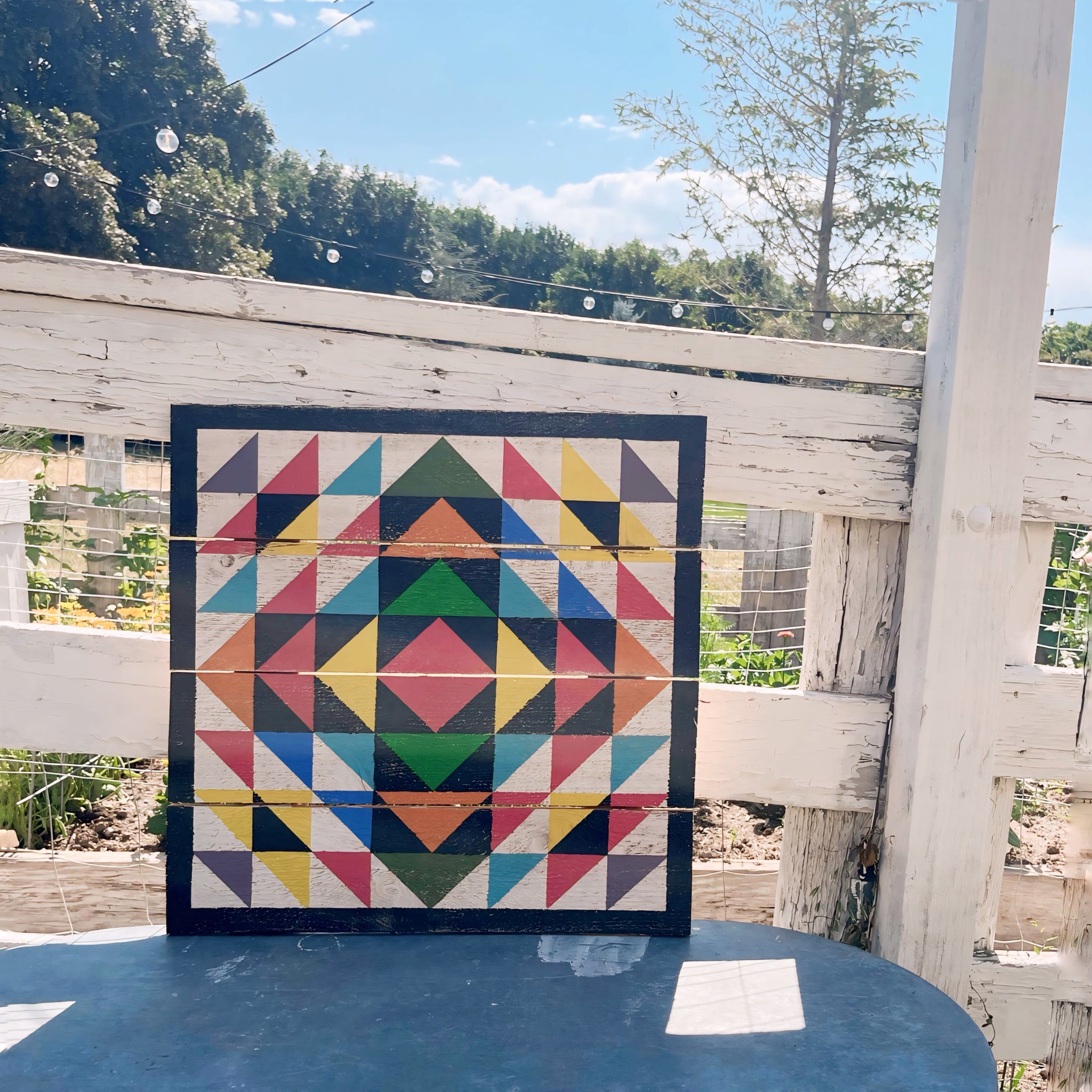 Confetti Star Barn Quilt