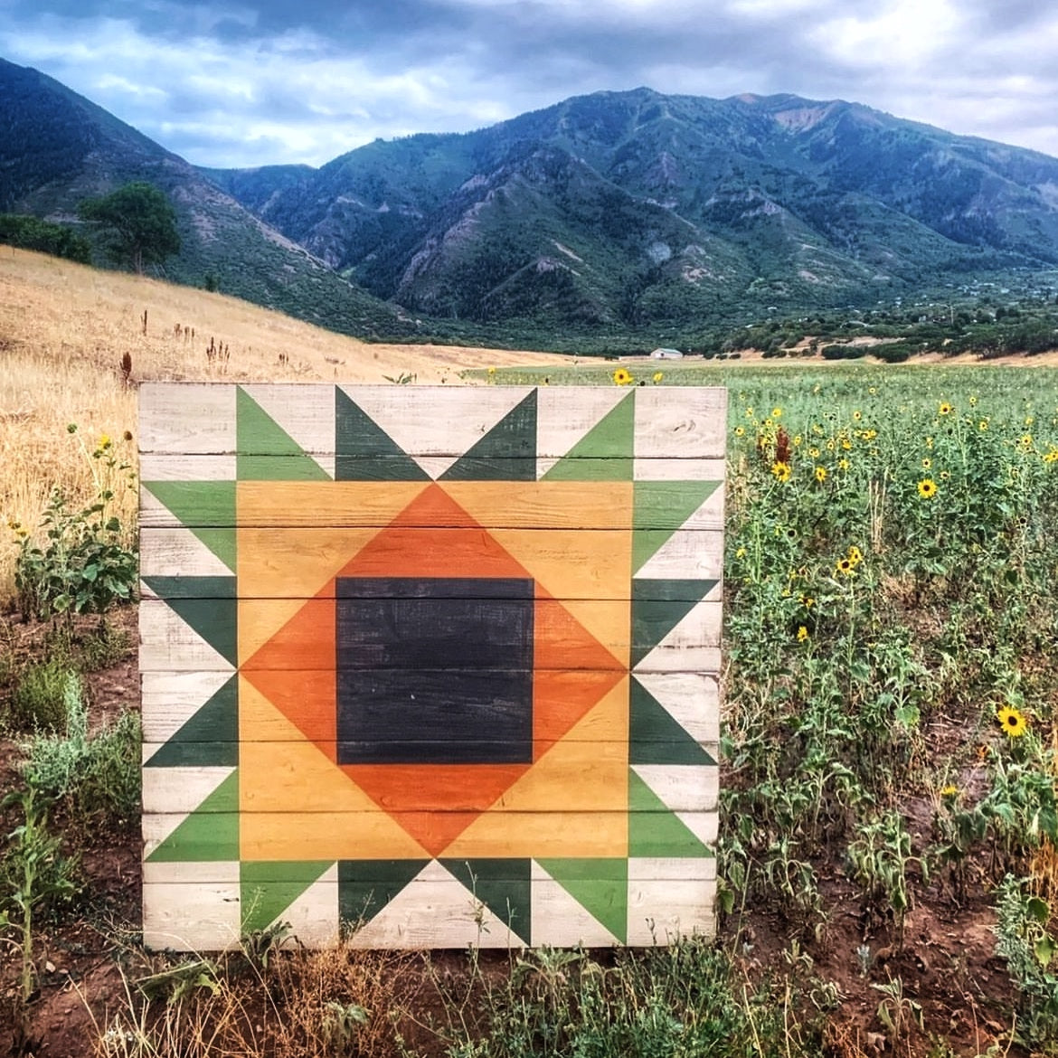 Sunflower Star Barn Quilt