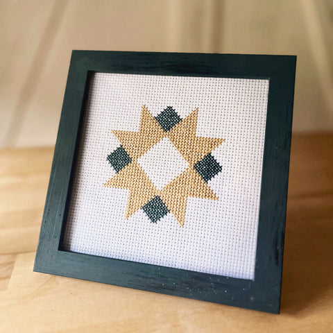 Homesteader Star Crossstich Embroidery Kit