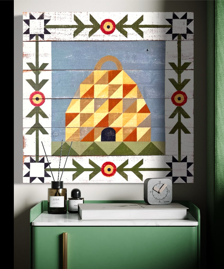 Hive & Home Barn Quilt – Tweetle Dee Design Co.