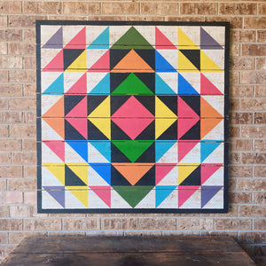 Confetti Star Barn Quilt