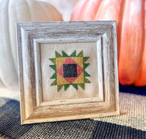 Sunflower Star Crossstich Kit