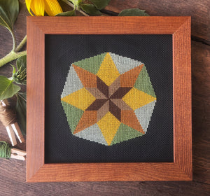 Wilde Bloem Sunflower Hex  Crossstich Kit