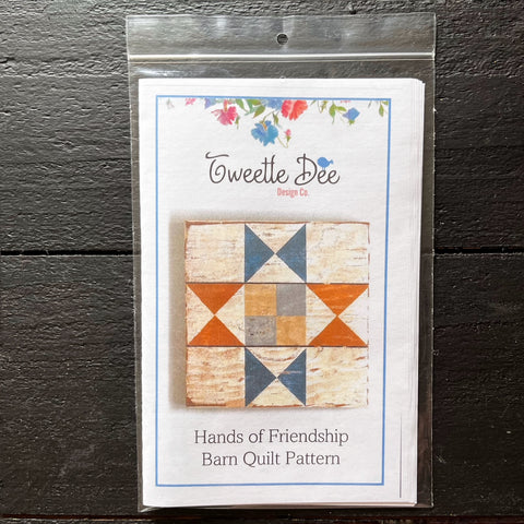 Hands of Friendship Barn Quilt Pattern