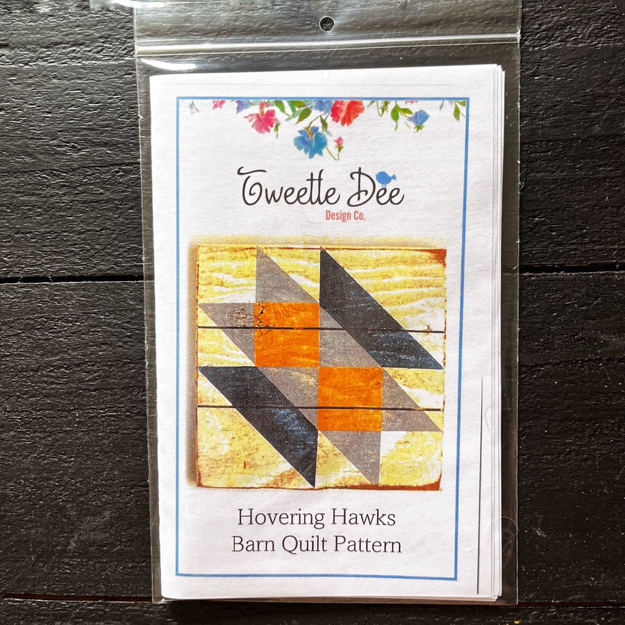Hovering Hawks Barn Quilt Pattern – Tweetle Dee Design Co.