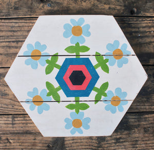 Belle Prairie Chamomile Barn Quilt