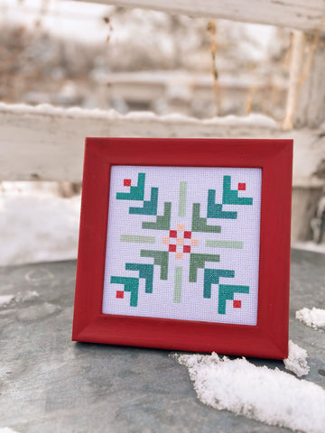 Winter Flake Crossstich Embroidery Kit