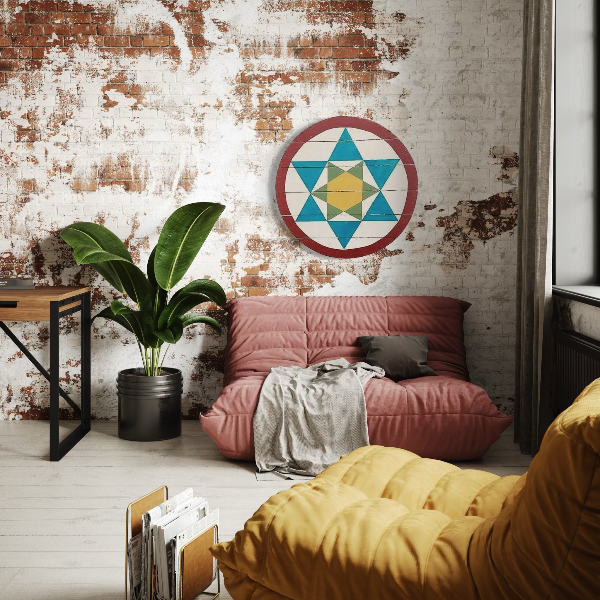 Star of David Hex Barn Star