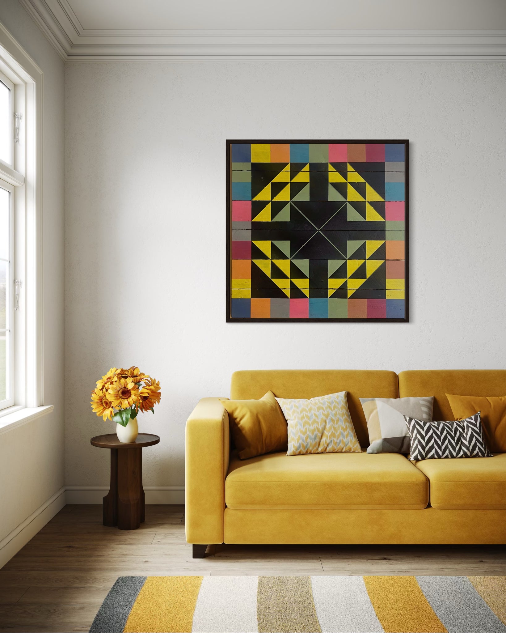 Goldenrod Meadow Barn Quilt