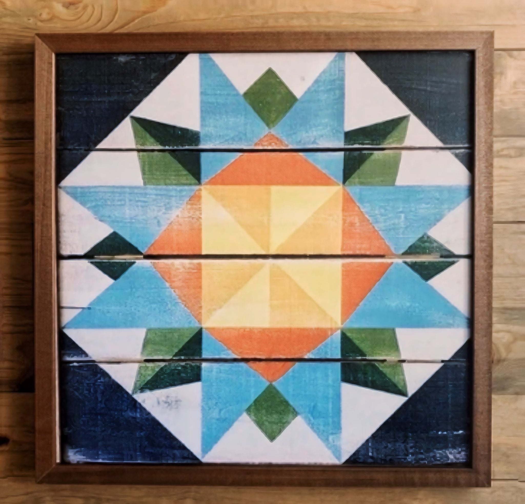 Blue Belle Barn Quilt