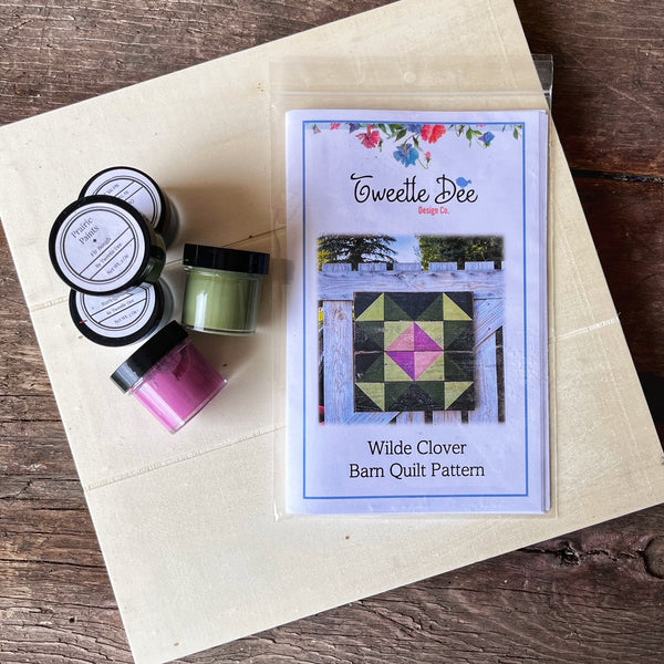 Wilde Bloem Wild Clover Little Barn Quilt Kit