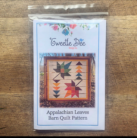 Appalachian Leaves Barn Quilt Pattern