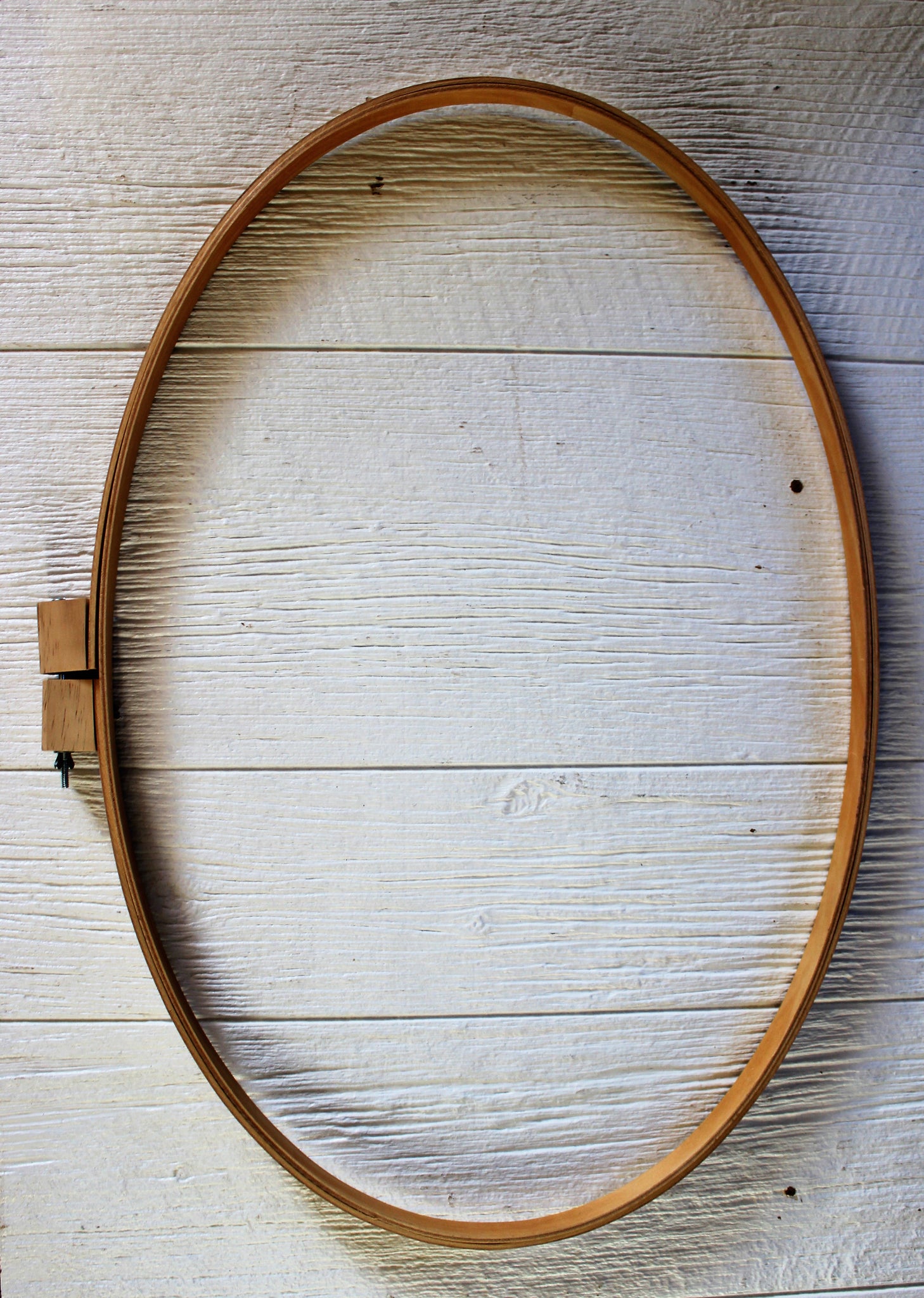 Oval Wooden Quilting Hoop - 1 x 20” x 12 – Hoop and Frame